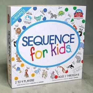 Sequence for Kids Toddler Board Game New Family Strategy Game Ages 3-6